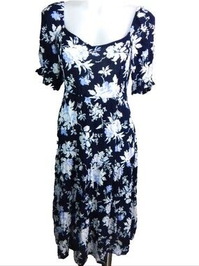 blue flowery dress Zapakasa Women White Blue Flower Off The Shoulder Long Bridesmaid Dress  with Ruffles Boho Chiffon Wedding Guest Dress